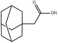 1-Adamantaneacetic acid Structural