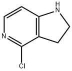 4-chloro-2,3-dihydro-1H-pyrrolo[3,2-c]pyridine Structural