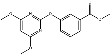 3-[(4,6-DIMETHOXYPYRIMIDIN-2-YL)OXY]BENZOIC ACID, METHYL ESTER