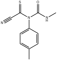 Urea,  1-(cyanothioformyl)-3-methyl-1-p-tolyl-  (7CI,8CI) Structural