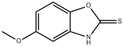 5-methoxy-3H-benzooxazole-2-thione Structural