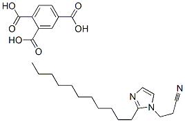 1-Cyanoethyl-2-undecylimidazole, trimellitate,1-(2-Cyanoethyl)-2-undecylimidazole trimellitate