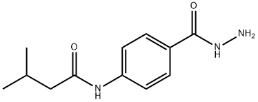 Benzoic acid, 4-[(3-methyl-1-oxobutyl)amino]-, hydrazide (9CI) Structural