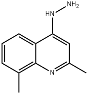 2,8-DIMETHYL-4-HYDRAZINOQUINOLINE Structural