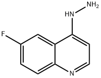 6-FLUORO-4-HYDRAZINOQUINOLINE Structural