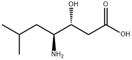 (3R,4S)-4-AMINO-3-HYDROXY-6-METHYLHEPTANOIC Structural