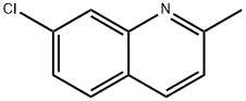 7-Chloro-2-methylquinoline Structural Picture