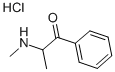 (+/-)-2-(METHYLAMINO)PROPIOPHENONE HYDROCHLORIDE Structural