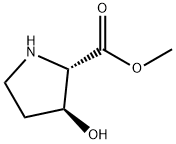 L-Proline, 3-hydroxy-, methyl ester, (3S)- (9CI) Structural