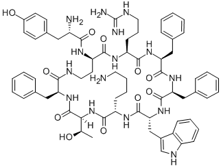 H-TYR-CYCLO(-D-DAB-ARG-PHE-PHE-D-TRP-LYS-THR-PHE) Structural