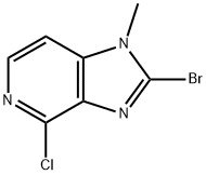 2-BROMO-4-CHLORO-1-METHYL-1H-IMIDAZO[4,5-C]PYRIDINE