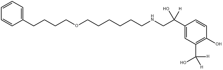 SALMETEROL-D3,SALMETEROL-D3 (3-HYDROXYMETHYL-D2, ALPHA-D1)