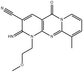 2-imino-1-(2-methoxyethyl)-10-methyl-5-oxo-1,5-dihydro-2H-dipyrido[1,2-a:2,3-d]pyrimidine-3-carbonitrile