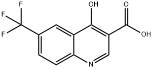 4-HYDROXY-6-(TRIFLUOROMETHYL)-3-QUINOLINECARBOXYLIC ACID Structural