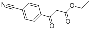 3-(4-CYANO-PHENYL)-3-OXO-PROPIONIC ACID ETHYL ESTER Structural