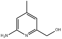 2-Pyridinemethanol,6-amino-4-methyl-(9CI) Structural