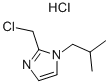 2-CHLOROMETHYL-1-ISOBUTYLIMIDAZOLE HCL Structural