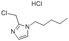 2-CHLOROMETHYL-1-PENTYLIMIDAZOLE HCL Structural