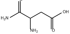 3,4-Diamino-4-oxobutyric acid Structural