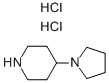 4-(1-pyrrolidinyl)piperidine dihydrochloride  Structural