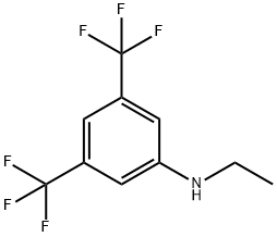 3,5-BIS(TRIFLUOROMETHYL)-N-ETHYLANILINE Structural