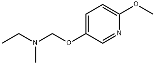 Ethanamine, N-[[(6-methoxy-3-pyridinyl)oxy]methyl]-N-methyl- (9CI) Structural