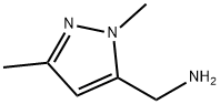 (1,3-DIMETHYL-1H-PYRAZOL-5-YL)METHYLAMINE Structural