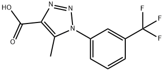 5-METHYL-1-[3-(TRIFLUOROMETHYL)PHENYL]-1H-1,2,3-TRIAZOLE-4-CARBOXYLIC ACID