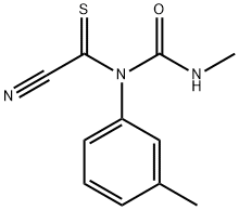 Urea,  1-(cyanothioformyl)-3-methyl-1-m-tolyl-  (7CI,8CI) Structural