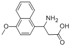 3-AMINO-3-(4-METHOXY-NAPHTHALEN-1-YL)-PROPIONIC ACID Structural