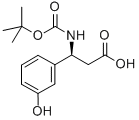 BOC-(S)-3-AMINO-3-(3-HYDROXY-PHENYL)-PROPIONIC ACID Structural