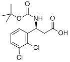 BOC-(S)-3-AMINO-3-(2,3-DICHLORO-PHENYL)-PROPIONIC ACID Structural