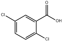 2,5-Dichlorobenzoic acid Structural