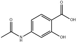4-Acetamidosalicylic acid Structural