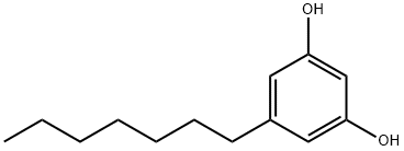 5-Heptylresorcinol Structural