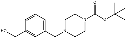 TERT-BUTYL 4-[3-(HYDROXYMETHYL)BENZYL]TETRAHYDRO-1(2H)-PYRAZINECARBOXYLATE