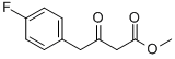 4-(4-FLUORO-PHENYL)-3-OXO-BUTYRIC ACID METHYL ESTER Structural