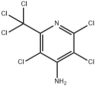 4-AMINO-3,5,6-TRICHLORO-2-(TRICHLOROMETHYL)PYRIDINE Structural