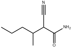 Hexanamide,  2-cyano-3-methyl- Structural
