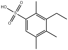 Benzenesulfonic acid, 3-ethyl-2,4,5-trimethyl- (9CI) Structural