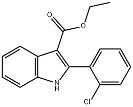 ETHYL 2-(2-CHLOROPHENYL)-2,3-DIHYDRO-INDOLE-3-CARBOXYLATE