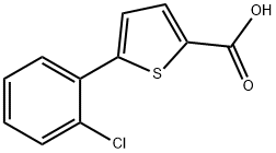 5-(2-chlorophenyl)thiophene-2-carboxylic acid Structural