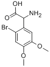 AMINO(2-BROMO-4,5-DIMETHOXYPHENYL)ACETIC ACID Structural