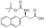 (S)-BOC-3-(2-NAPHTHYL)-BETA-ALA-OH Structural