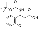 BOC-(R)-3-AMINO-3-(2-METHOXY-PHENYL)-PROPIONIC ACID Structural