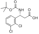 BOC-(R)-3-AMINO-3-(2,3-DICHLORO-PHENYL)-PROPIONIC ACID Structural