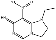 Imidazo[1,2-c]pyrimidin-7(1H)-imine, 1-ethyl-2,3-dihydro-8-nitro- (9CI) Structural