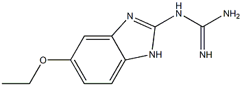 Guanidine, (5-ethoxy-1H-benzimidazol-2-yl)- (9CI) Structural