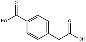 4-CARBOXYPHENYLACETIC ACID Structural