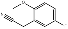 2-Methoxy-5-fluorobenzyl cyanide Structural